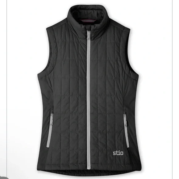 Stio Embroidered Women’s Boundary Black Azura Vest - Picture 14 of 14